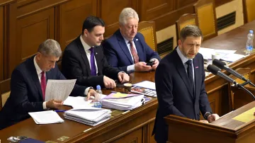 Vít Rakušan (STAN) ve sněmovně