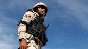 Egyptský voják – ilustrační foto