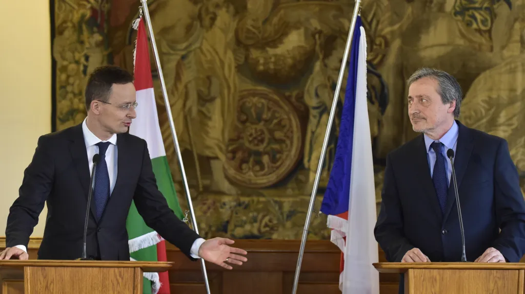 Péter Szijjartó a Martin Stropnický