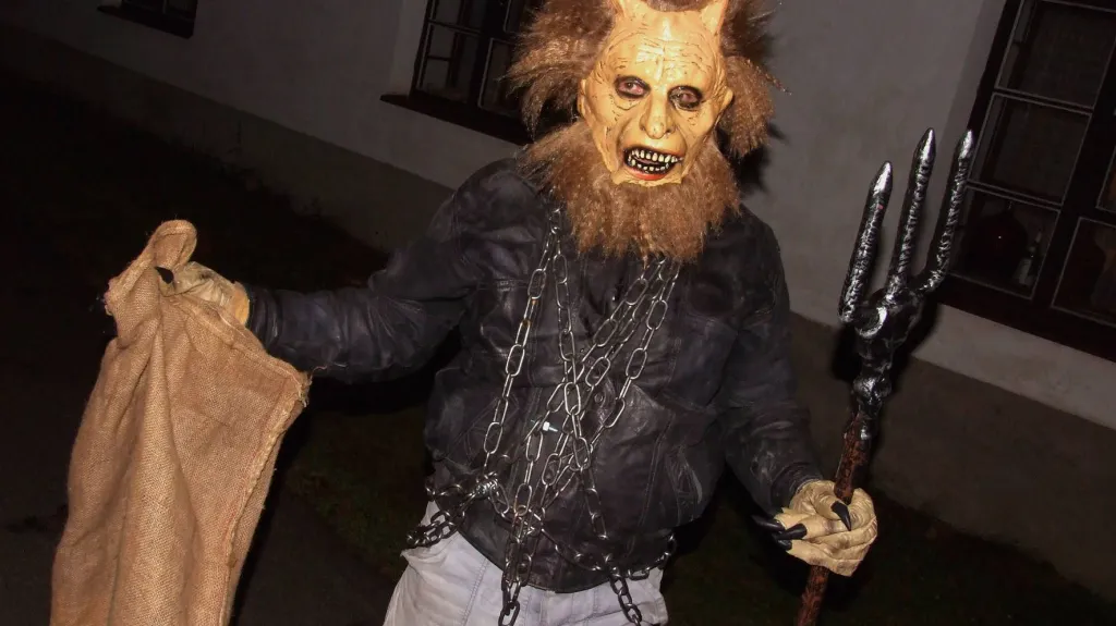 Čert v Třebkově na Písecku