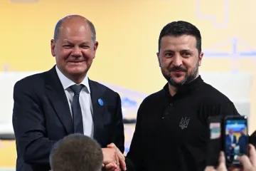 Výhody pocítí všichni, vyzval Zelenskyj na konferenci v Berlíně k podpoře v obnově Ukrajiny