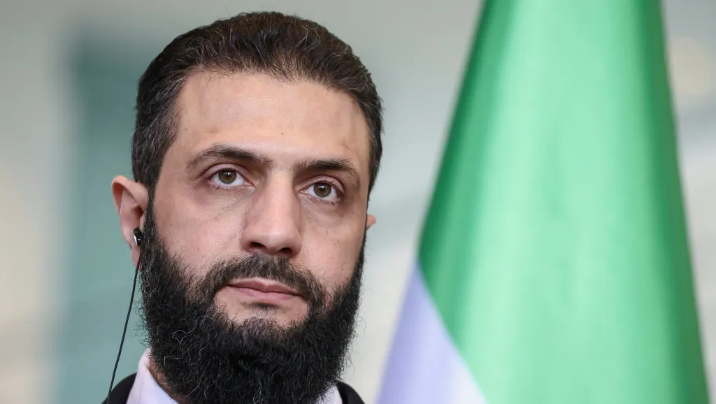 Prozatímní syrský prezident Ahmad Šará