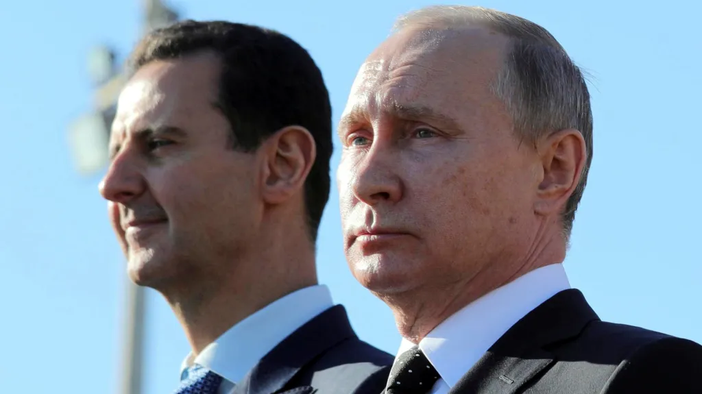 Syrský prezident Bašár Asad a ruský prezident Vladimir Putin
