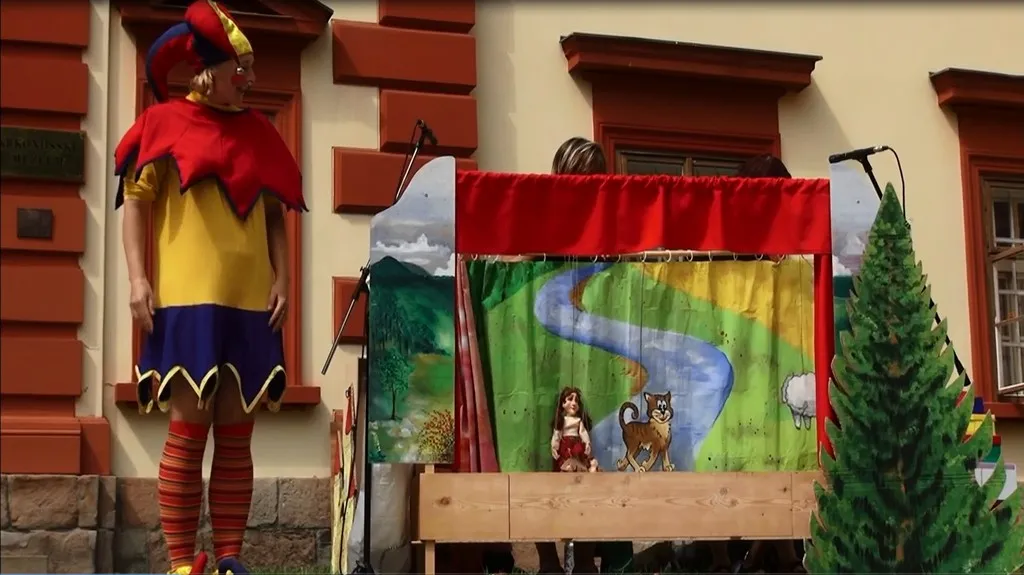 Vystoupení loutkového divadla