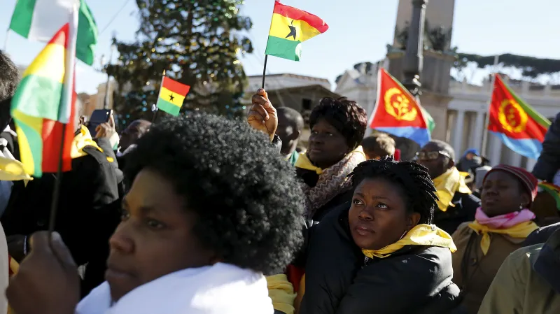 Papežovy modlitby Anděl Páně se zúčastnilo i sedm tisíc uprchlíků