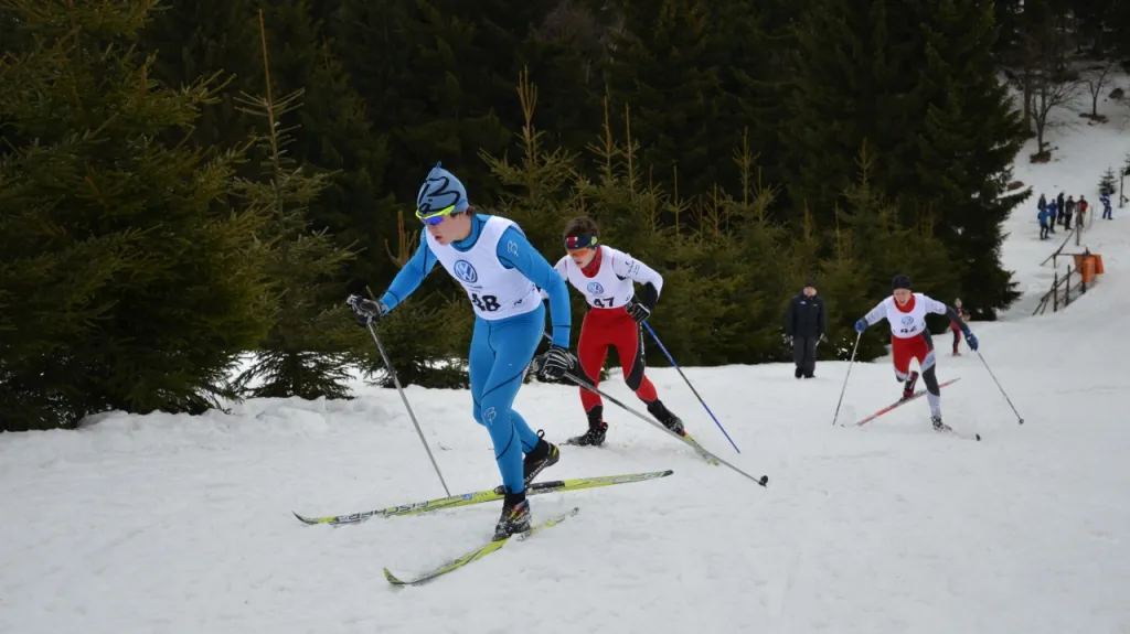 Ze závodů Českého poháru Novém Městě v Krušných horách