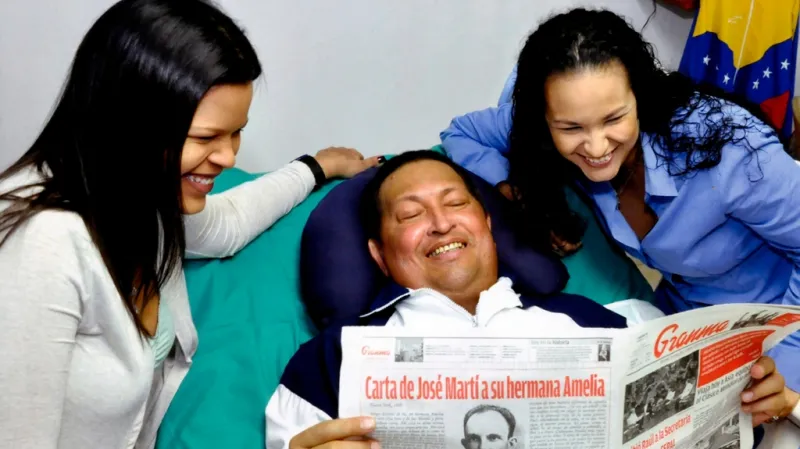 První zveřejněné snímky Cháveze po prosincové operaci