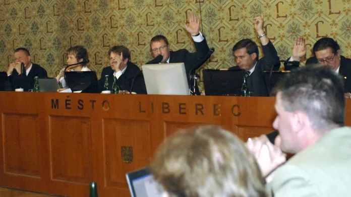 Zastupitelstvo Liberce na archivním snímku z roku 2007