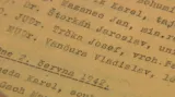 Seznam obětí nacistické perzekuce, který si vedl tehdejší ředitel strašnického krematoria František Suchý