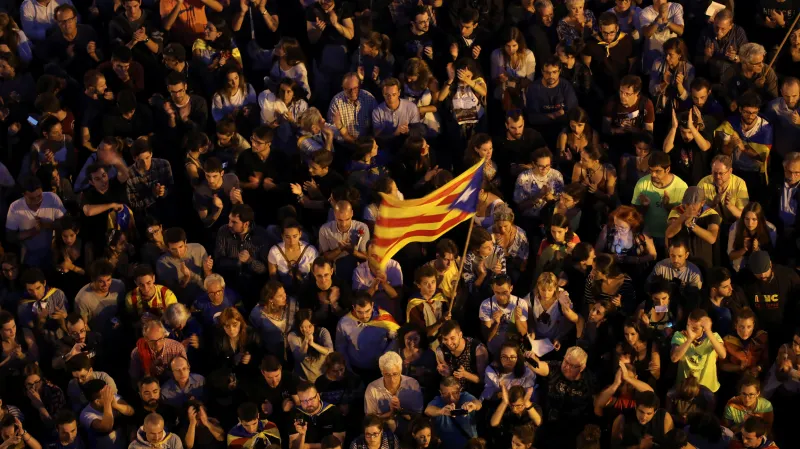 Protesty v Katalánsku