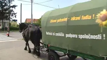 Slovenský ministr zemědělství kočuje venkovem