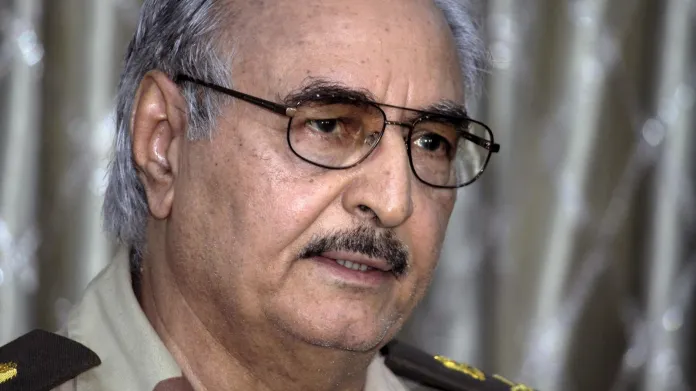 Vůdce libyjských milicí Chalífa Haftar