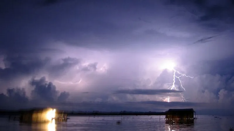 Blesky nad jezerem Maracaibo