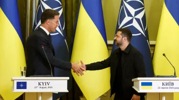 Zelenskyj jednal v Kyjevě s Ruttem