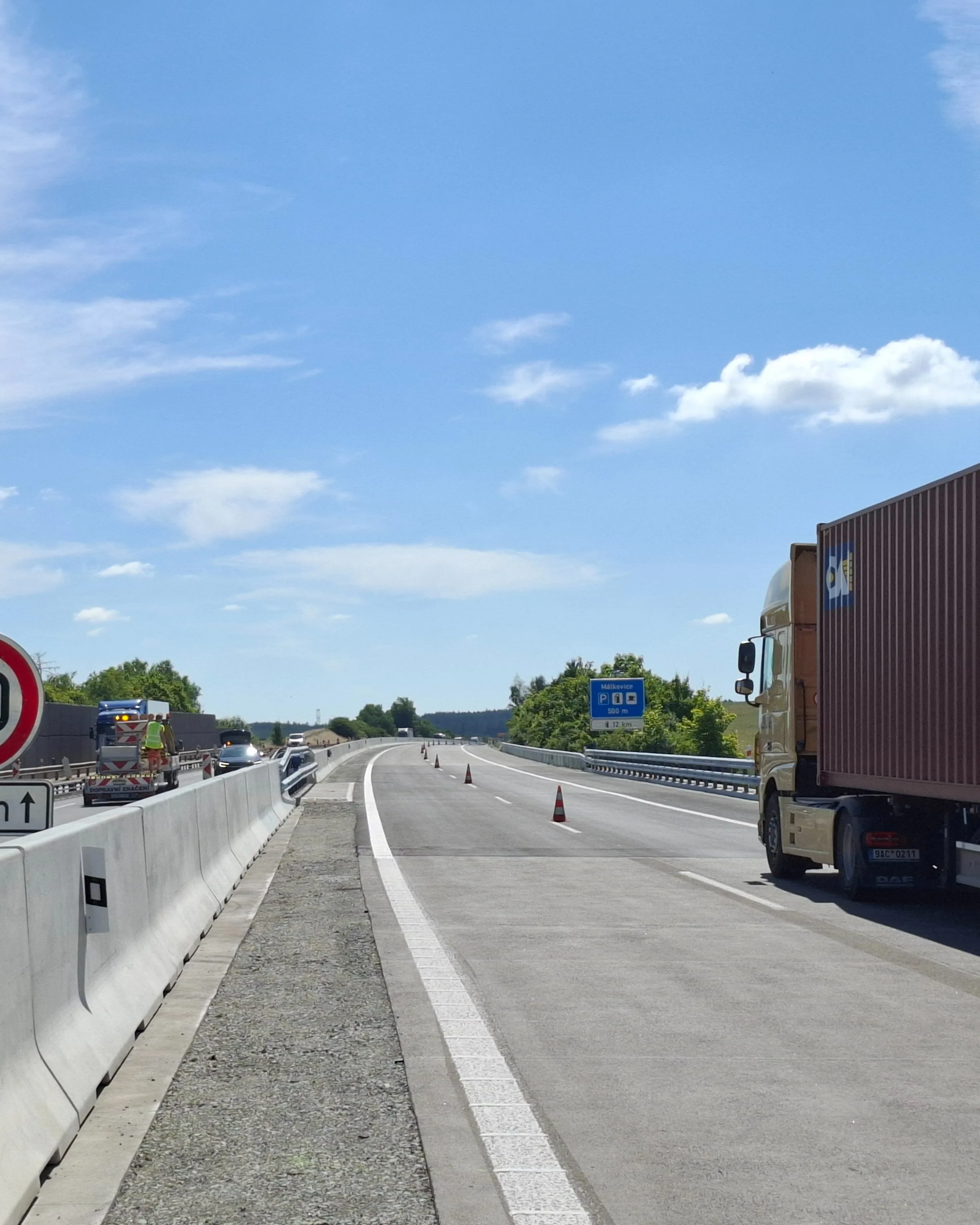 Silničáři začali s opravami dalšího úseku D5 na Tachovsku ve směru na Plzeň