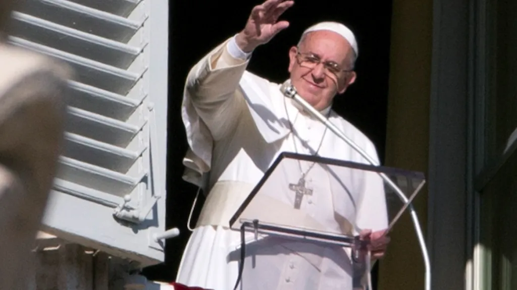 Papež František při mši za mír na Nový rok 2015