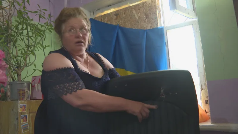 Starostka Olga Kravčenko u prostřeleného křesla