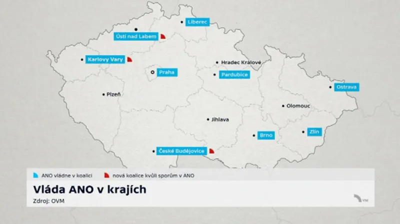 Vláda ANO v krajích