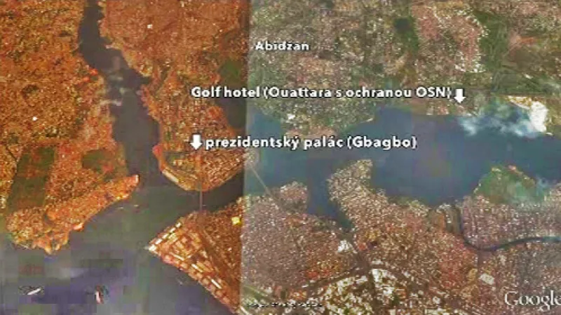 Sídla obou prezidentů Pobřeží slonoviny