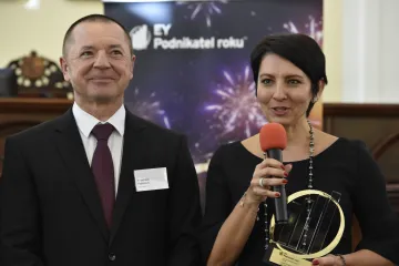 Podnikateli roku se stali zakladatelé firmy Alca plast. Manželé František Fabičovic a Radka Prokopová