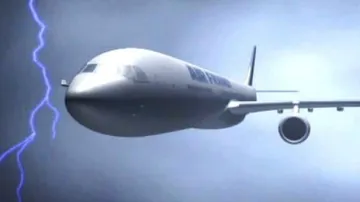 Airbus v bouři