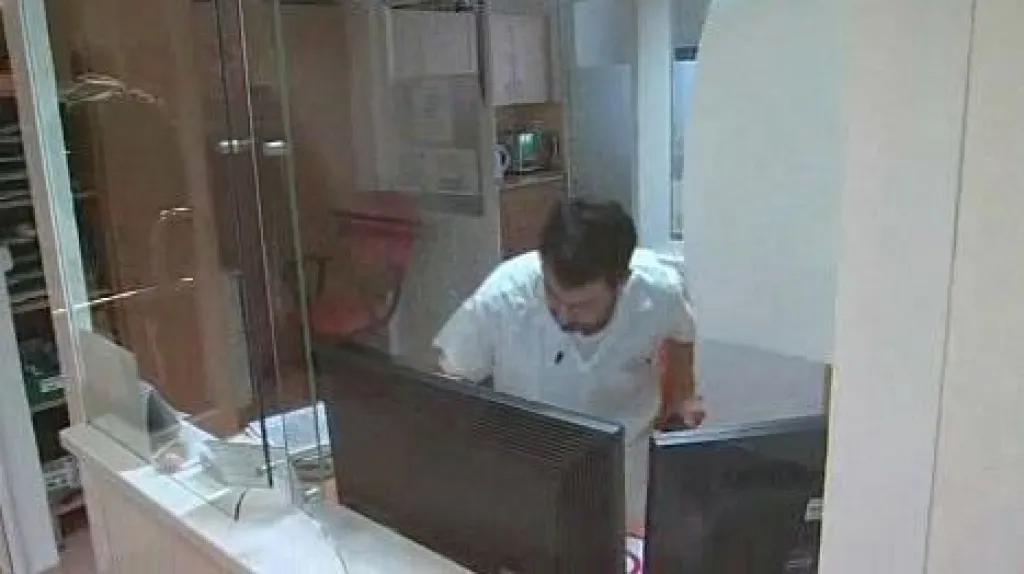 Lékařská služba na chodbě