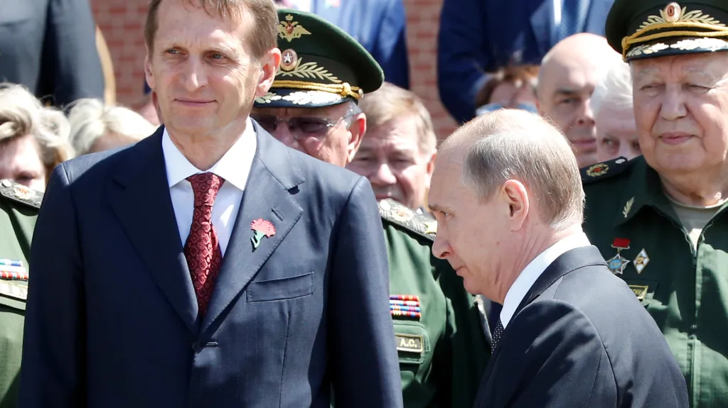 Sergej Naryškin a Vladimir Putin