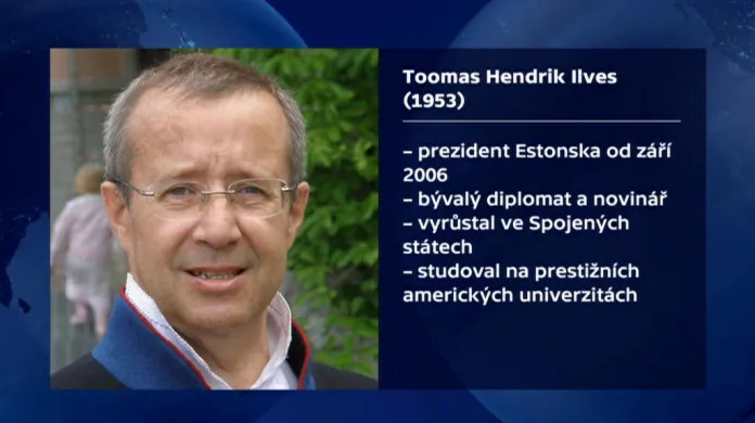 Vizitka estonského prezidenta