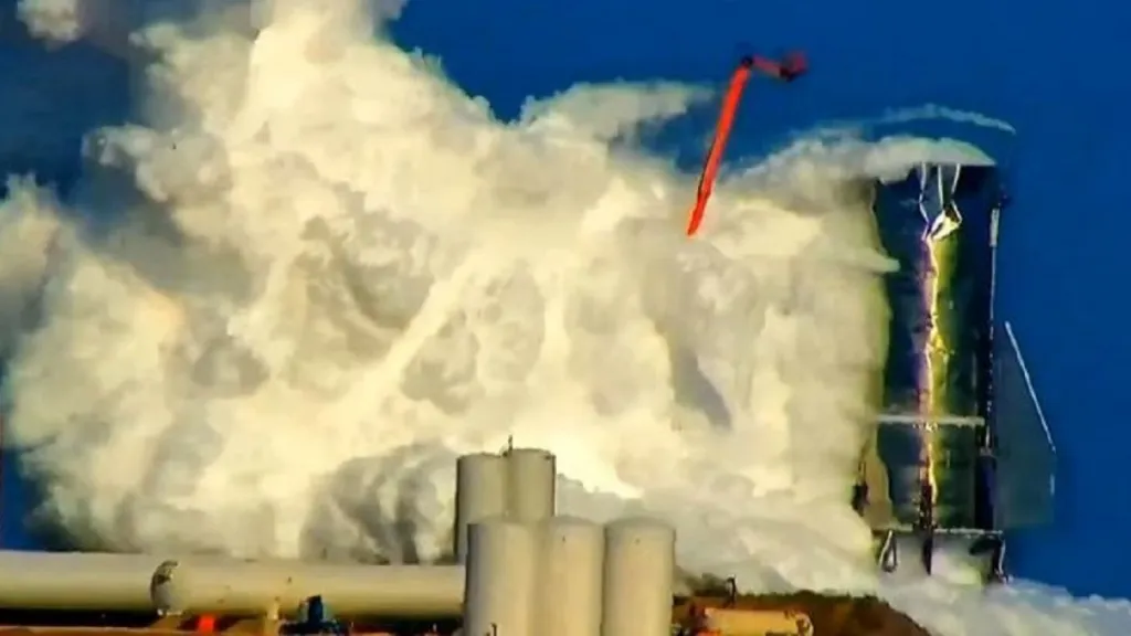 Exploze Muskovy lodi Starship