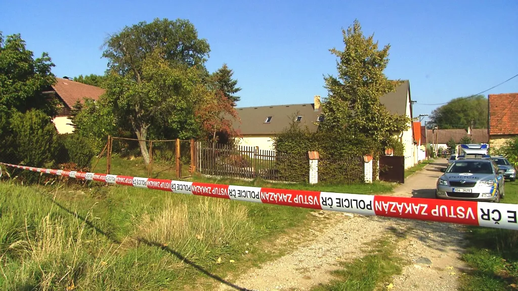 Místo střelby v Jankovské Lhotě na Benešovsku