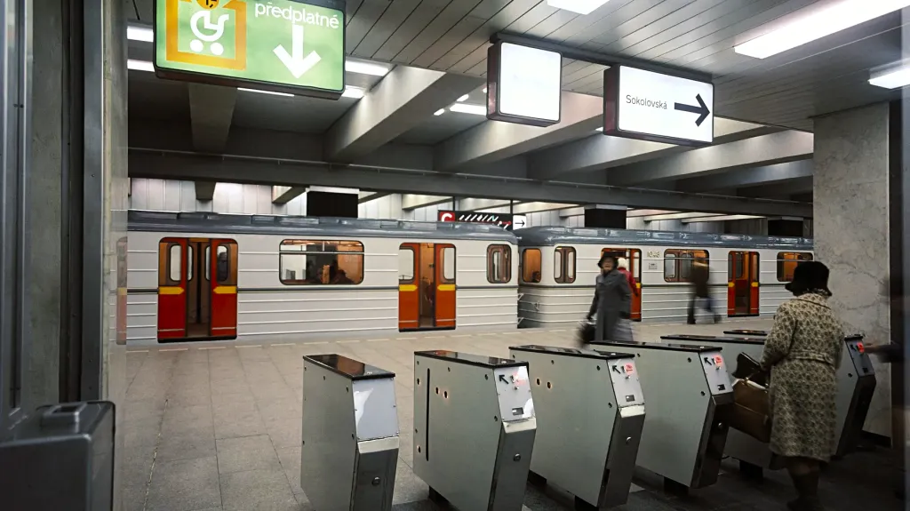 Pražské metro v počátcích provozu