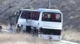 Turecký autobus, který se stal terčem teroristického útoku