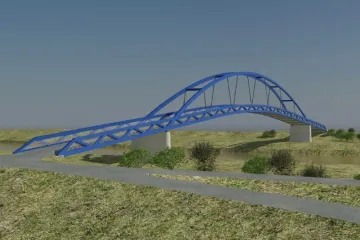 Ocelová lávka propojí památky Velkomoravské říše. Moravské Mikulčice a slovenské Kopčany