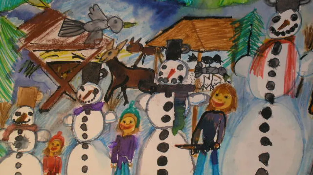 Děti malují pro Konto Bariéry