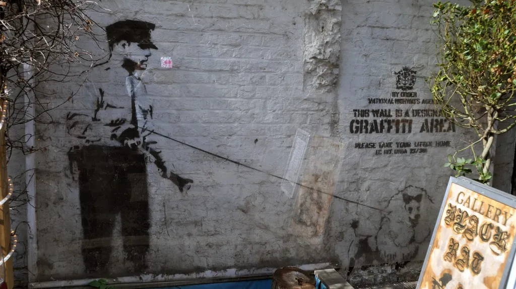 Banksyho graffiti
