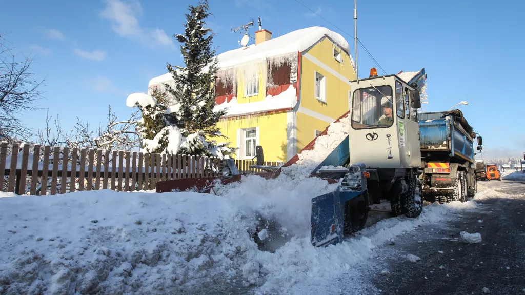 Sněhová kalamita v Jablonci