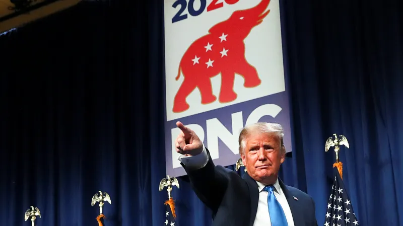 Donald Trump na nominačním sjezdu