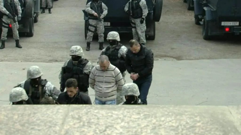 Zadržení teroristé z makedonského Kumanova