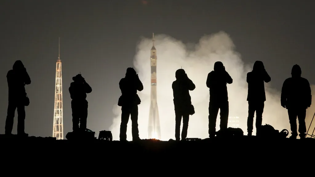 Sojuz míří k Mezinárodní vesmírné stanici (ISS)