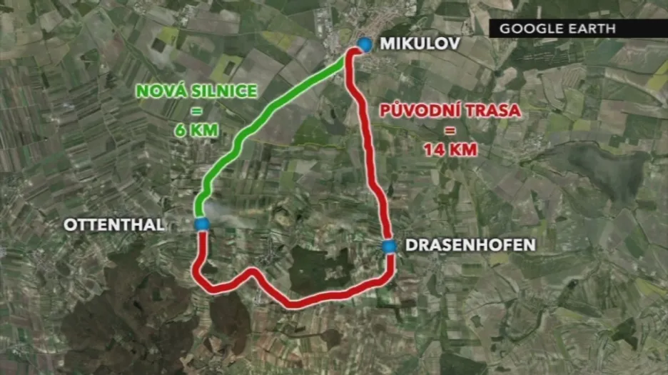Nová silnice zkrátí řidičům cestu o osm kilometrů