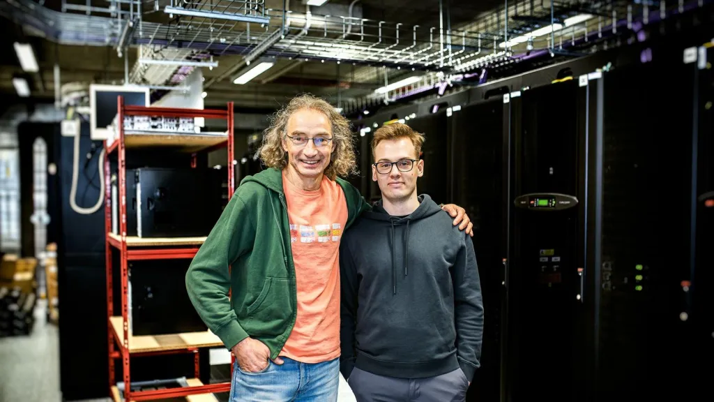 Pavel Jungwirth (vlevo) a Marco Vitek (vpravo)