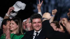 Nicušor Dan se svými příznivci