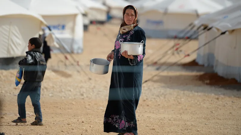 Uprchlický tábor v Jordánsku