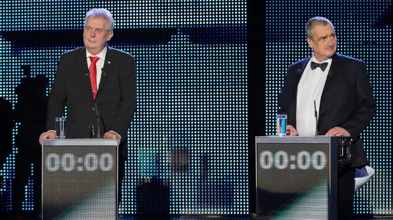 Miloš Zeman a Karel Schwarzenberg