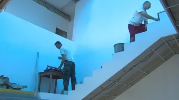 Kancelářské prostory už jsou téměř dokončené