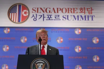 Kim je pro denuklearizaci, s lidskými právy něco udělá, věří Trump