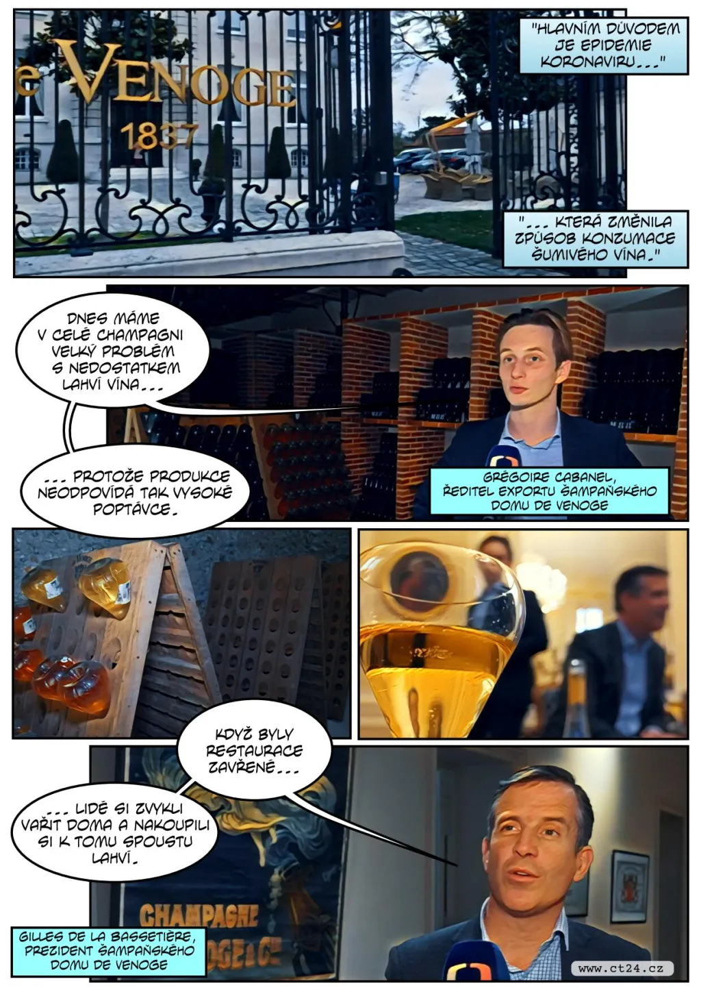 Svět trápí nedostatek šampaňského