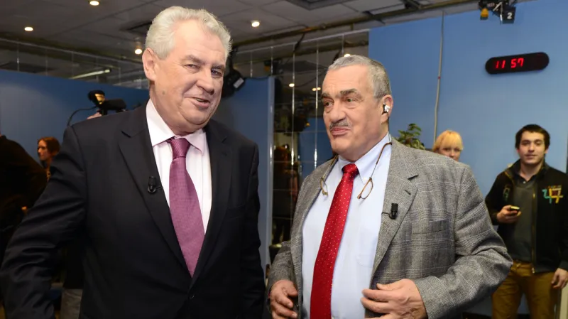 Miloš Zeman a Karel Schwarzenberg