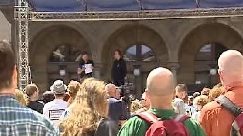 Dny neklidu u Národního divadla