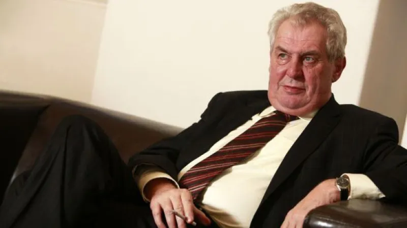 Reportáž Štěpánky Martanové o schůzkách Miloše Zemana